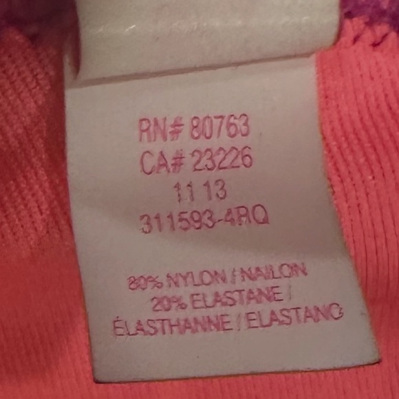 Victorias Secret Halter Neck Bikini Top Fuchsia Stretchy Fabric Womens Size L - Picture 9 of 9